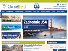 Tablet Screenshot of classic-travel.com